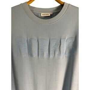 Norris Nuts Blue Cross-stitch Sweatshirt M / L